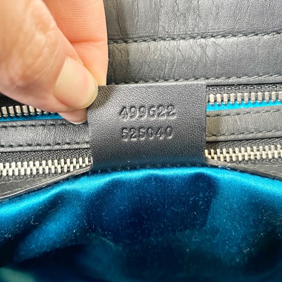 Auth Gucci Suede Dragon Embroidered Bucket Bag - Picture 14 of 16